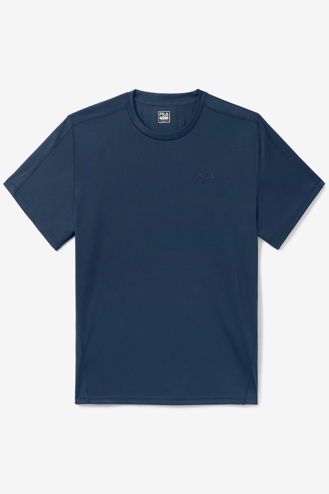 Fila T-Shirt Che Performance Mens Navy - India UPZ-792045